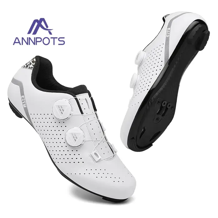 Chaussures de cyclisme autobloquantes femmes