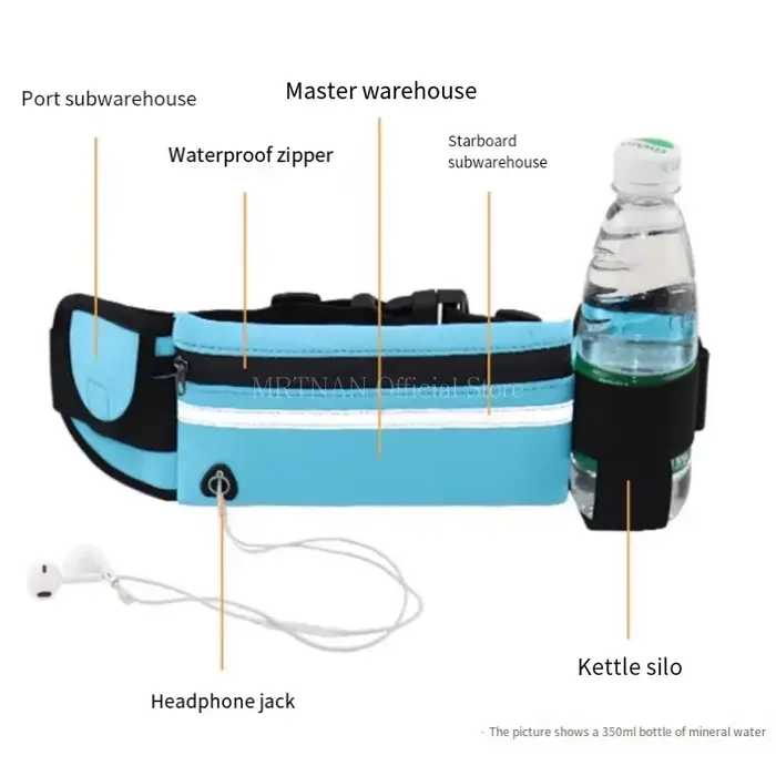 1pc sac de course femmes sac de taille sac de ceinture hommes sport Fanny Pack sac de téléphone portable salle de sport course téléphone portable Jogging course sac de cyclisme