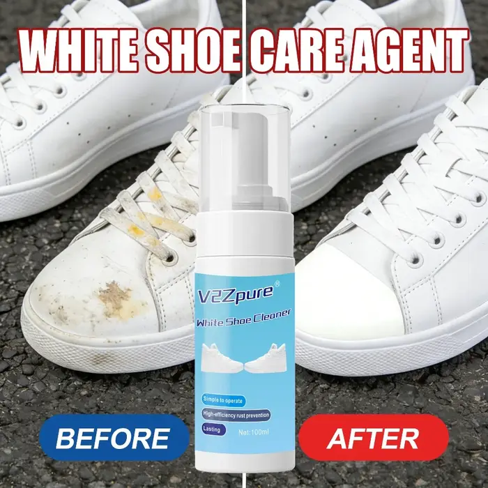 Nettoyant pour chaussures blanches