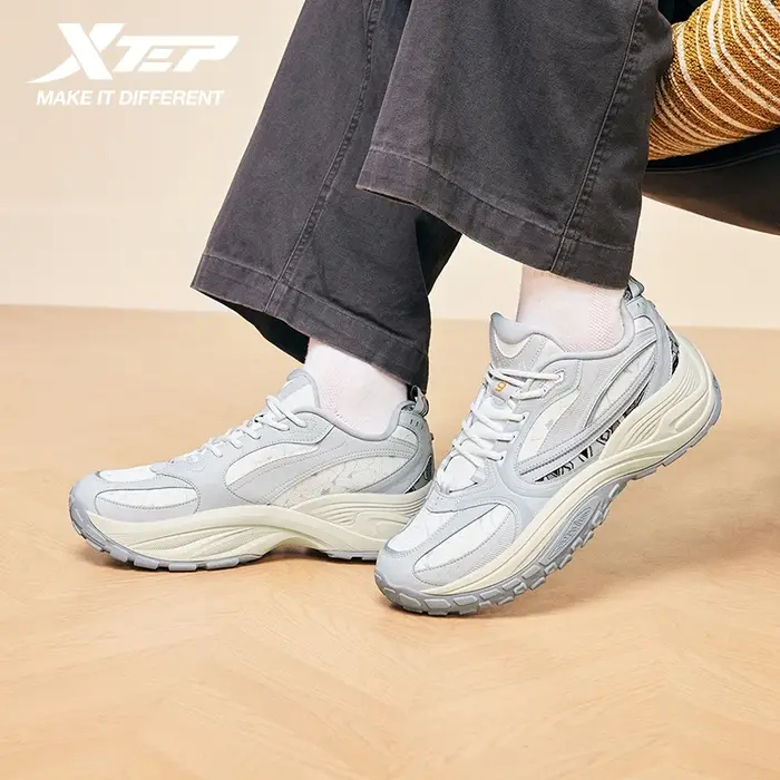 Xtep Shanhai Shoes For Men Rebound Support Shock Absorption Walking