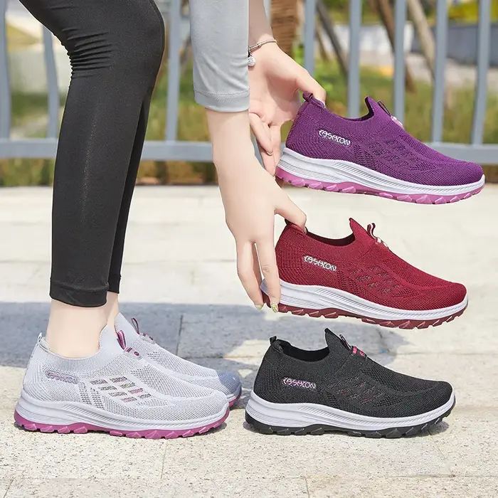  Chaussures pour femmes 2025 été espadrilles décontractées respirant anti-dérapant semelle épaisse abordable livraison gratuite 