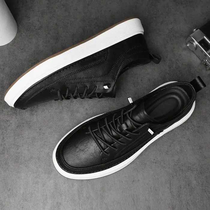 Chaussures en cuir véritable pour hommes de marque italienne semelle intérieure confortable