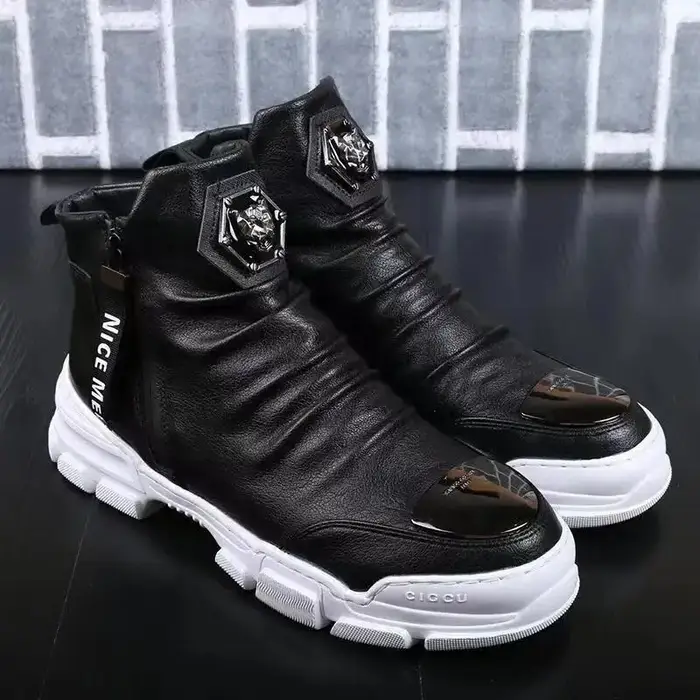 Meilleure qualité marque respirant maille étape chaussures hommes chaussures décontractées imprimé c