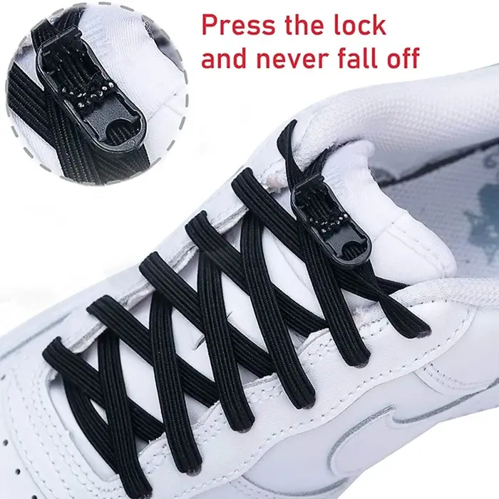 Lacets artificiel astiques pour Chaussures, Sneakers, Plats, Lumineux, Enfants, Adultes, Rapide, Nou