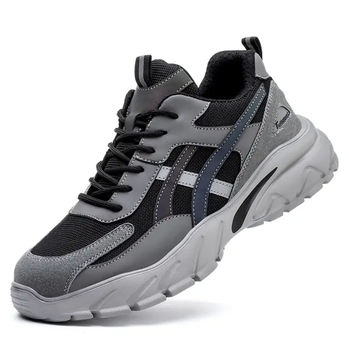 Chaussures de sécurité pour hommes chaussures à bout en acier Anti-crevaison bottes de sécurité anti